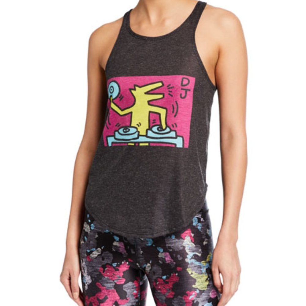 Terez X Keith Haring Printed Scoop-Neck Tank